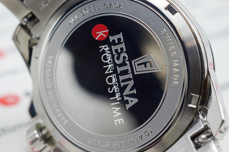 Часы Festina Swiss Made F20081/1 — мужские, нержавеющая сталь