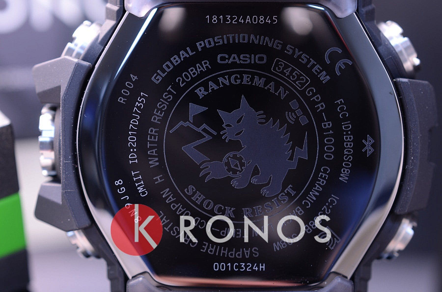 Часы Casio G-Shock GPR-B1000-1B — мужские, пластик