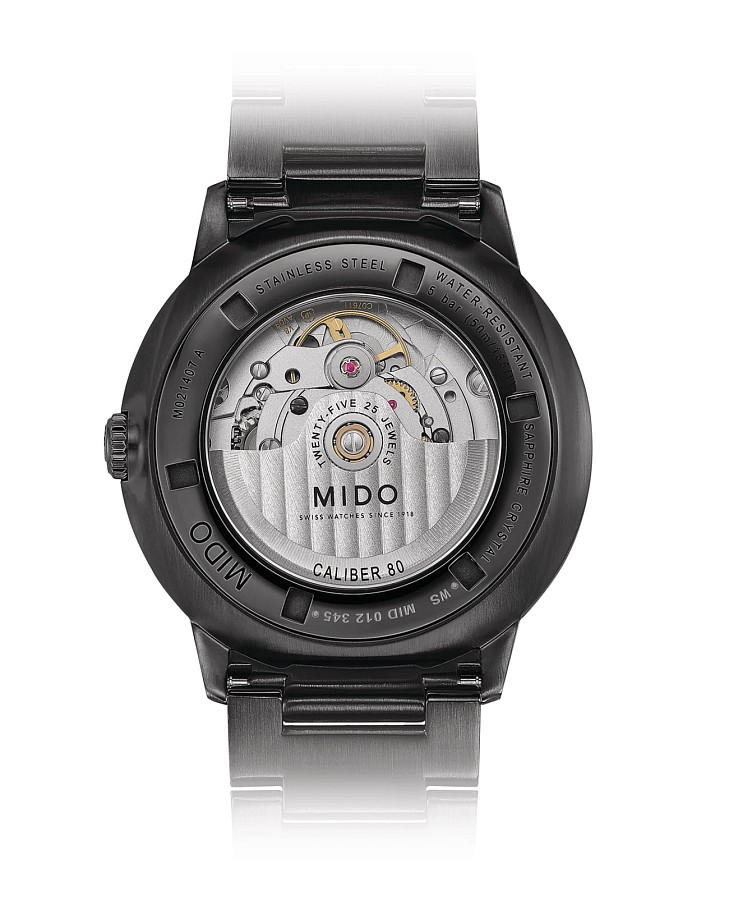 Часы Mido Commander Gradient M021.407.33.411.00 — механические, металл сталь