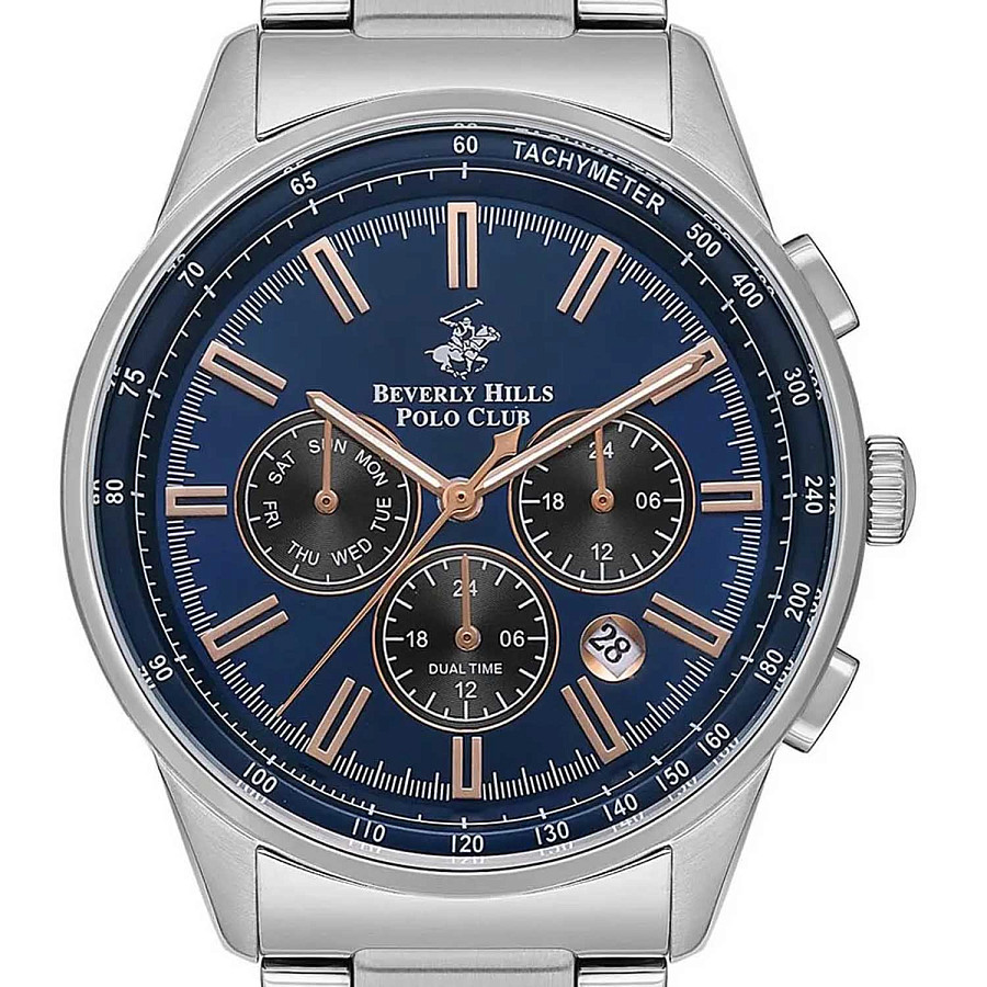 Часы Beverly Hills Polo Club BP3551X.390 — кварцевые, сталь металл
