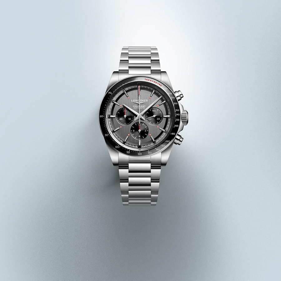 Часы Longines Conquest L3.836.4.52.9 — керамика сталь металл, Швейцария
