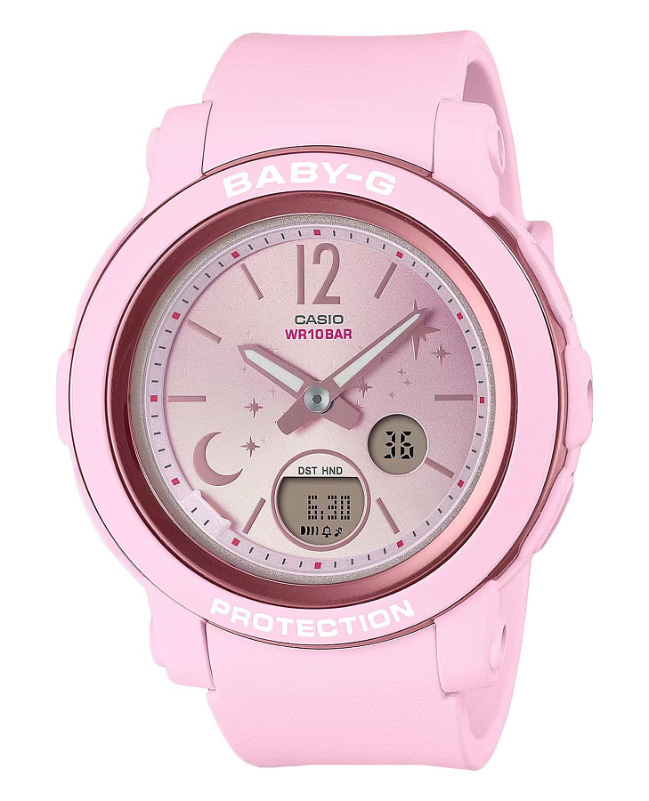 Часы Casio Baby-G BGA-290DS-4A — женские, розовый