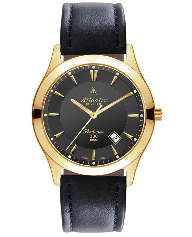 Часы Atlantic Seahunter 71360.45.61 — мужские, черный