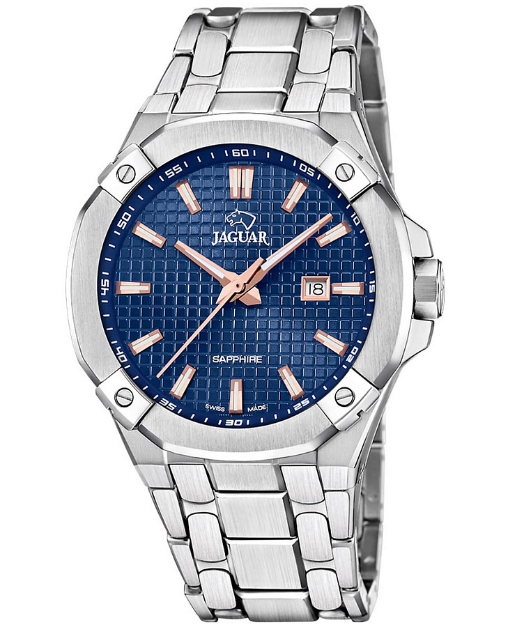 Часы Jaguar Diplomatic Quartz J1009/2 — мужские, синий