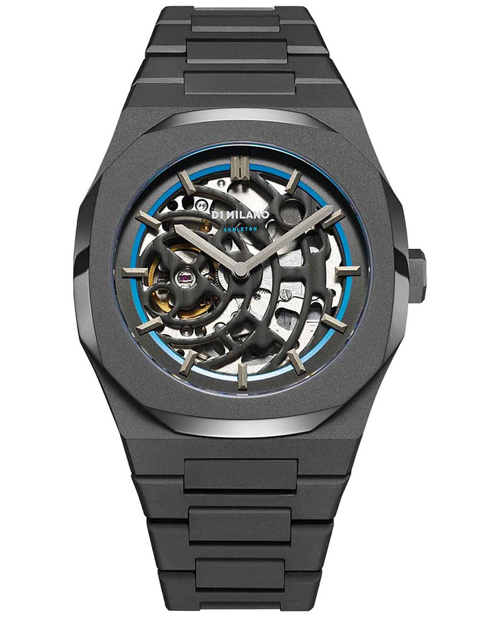Часы D1 Milano Skeleton SKBJ05 — мужские, черный