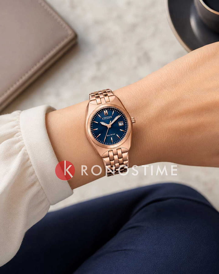 Часы Citizen Eco-Drive EW2298-52L — нержавеющая сталь с ip-покрытием, женские