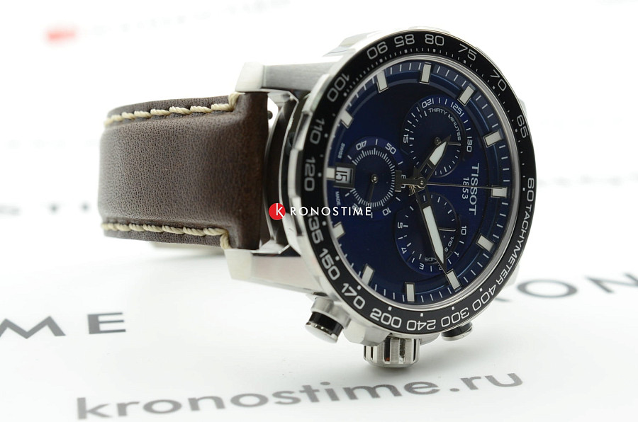 Часы Tissot SuperSport Chrono T125.617.16.041.00 — мужские, кожаный
