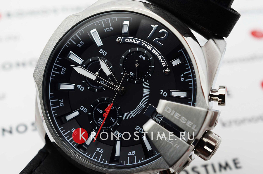 Часы Diesel Mega Chief DZ4592 — сталь металл, Италия
