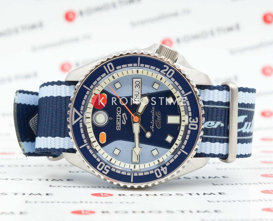 Часы Seiko 5 Sports SRPK37K1 — механические, сталь металл