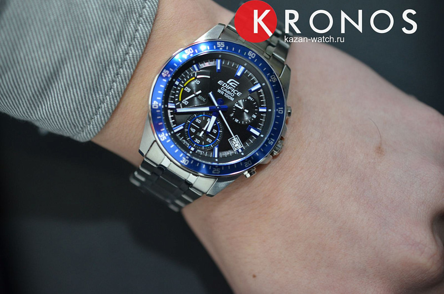 Часы Casio Edifice EFV-540D-1A2VUDF (EFV-540D-1A2) — Япония, кварцевые