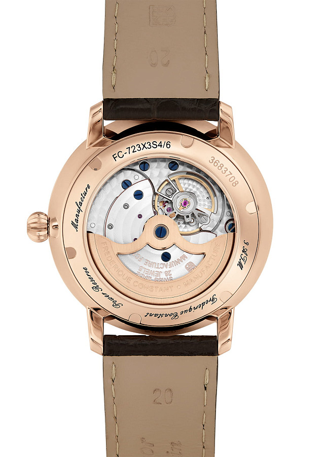 Часы Frederique Constant Slimline Power Reserve Manufacture FC-723WR3S4 — сталь металл, Швейцария