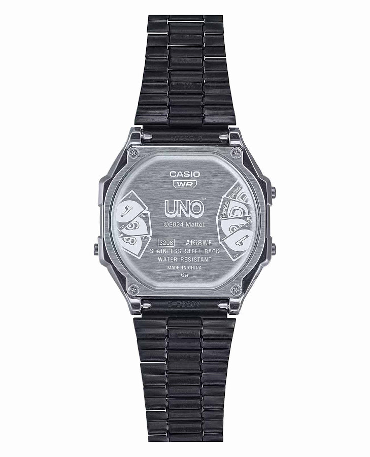 Часы Casio Vintage A168WEUC-1A — мужские, нержавеющая сталь