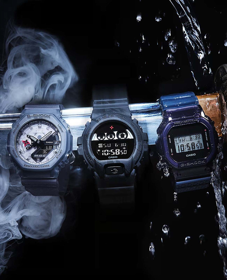 Часы Casio G-Shock DW-6900NNJ-1 — электронные, пластик карбон