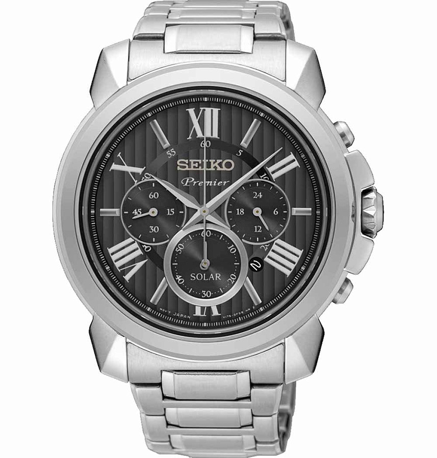 Часы Seiko SSC597P1 — мужские, черный