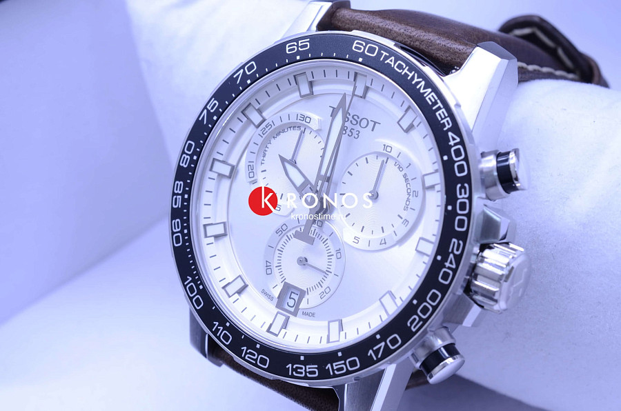 Часы Tissot SuperSport Chrono T125.617.16.031.00 — мужские, коричневый