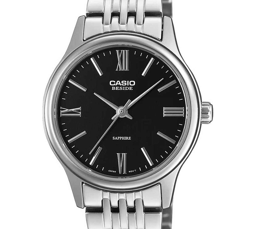 Часы Casio Collection Beside BLS-100D-1A — кварцевые, металл сталь