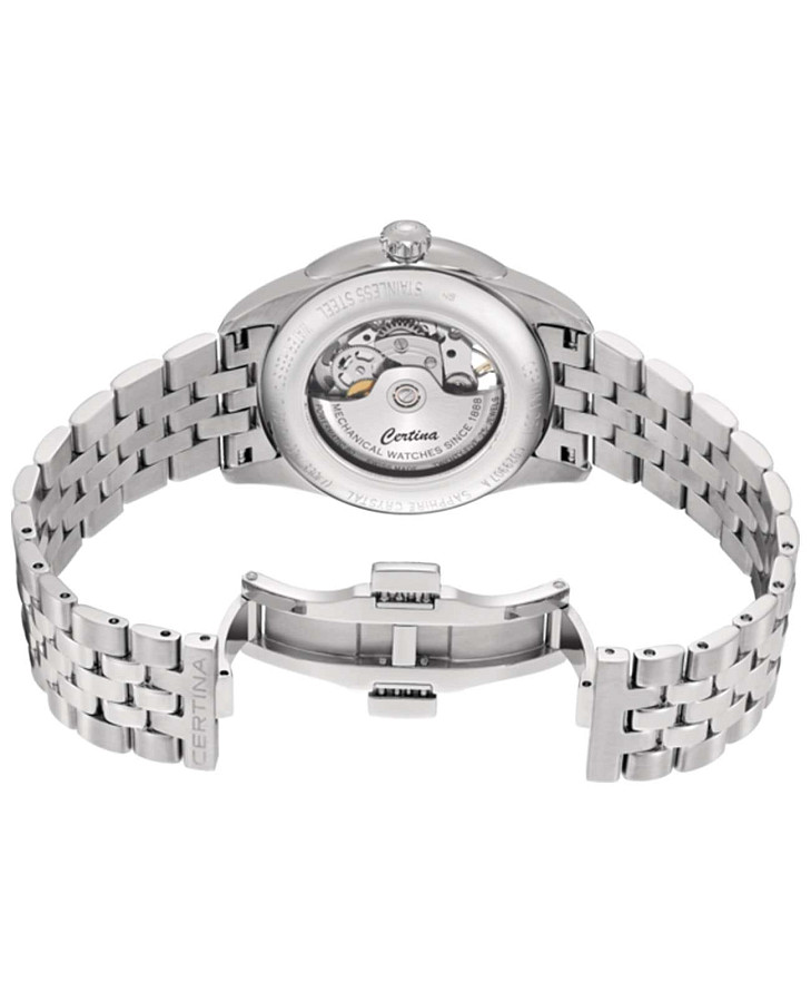 Часы Certina DS-1 Skeleton C029.907.11.041.00 — мужские, нержавеющая сталь