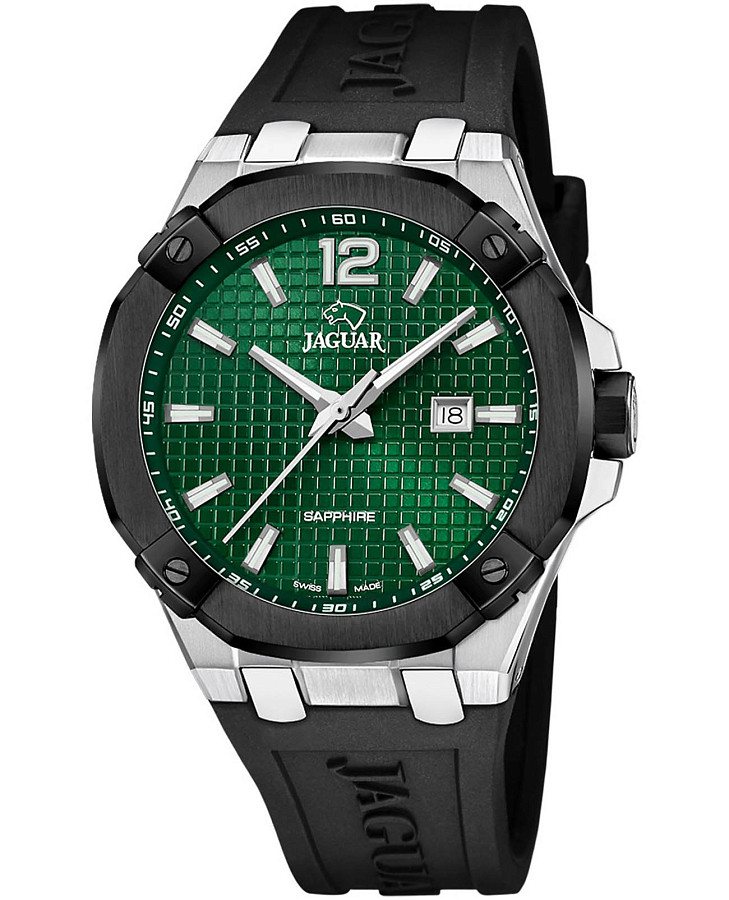Часы Jaguar Diplomatic Quartz J1019/1 — мужские, зеленый