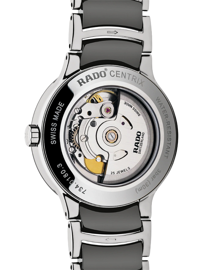 Часы Rado Centrix Automatic R30010202 — механические, сталь металл