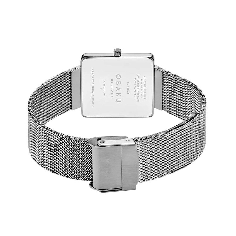 Часы Obaku Mesh V236LXUUMU — сталь металл, Дания
