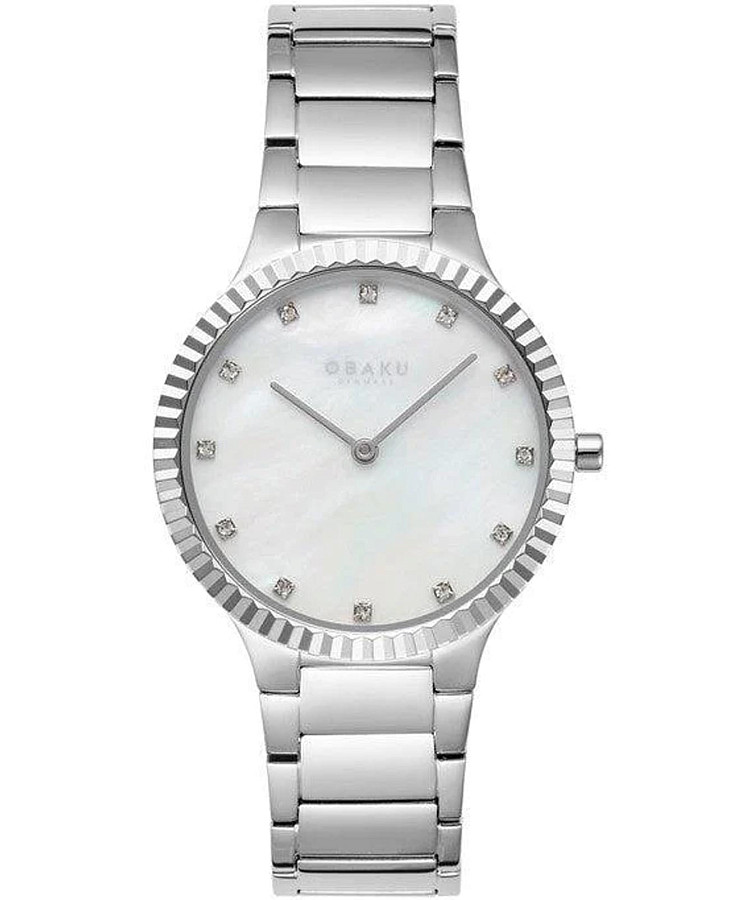 Часы Obaku Linje Jude V292LXCWSC — женские, перламутровый