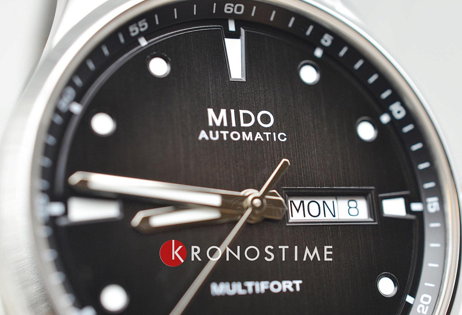 Часы Mido Multifort M M038.430.11.051.00 — нержавеющая сталь, мужские