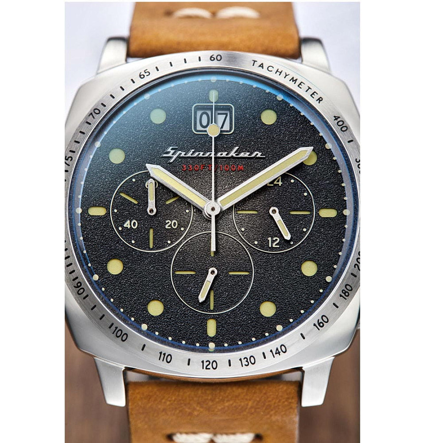 Часы Spinnaker Hull SP-5068-01 — металл сталь, кожаный