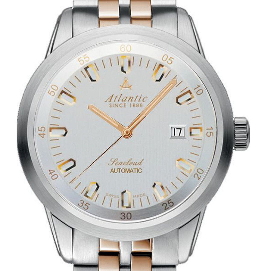 Часы Atlantic Seacloud 73365.43.21R — кварцевые, сталь металл