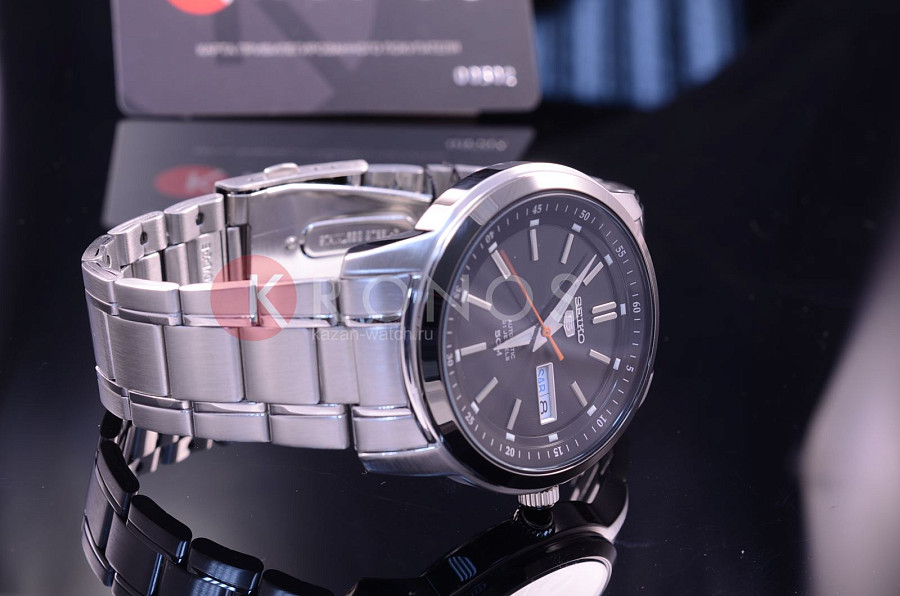 Часы Seiko 5 Regular SNKM89K1S — механические, металл сталь