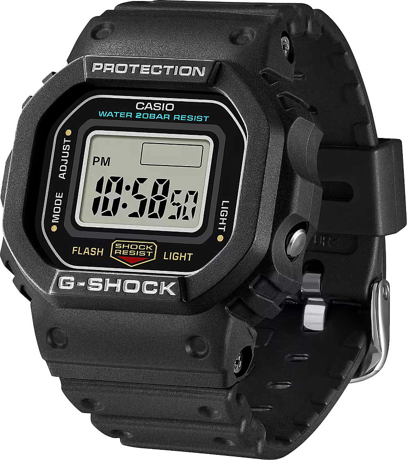 Часы Casio G-Shock Nano DWN-5600-1 — кварцевые, пластик