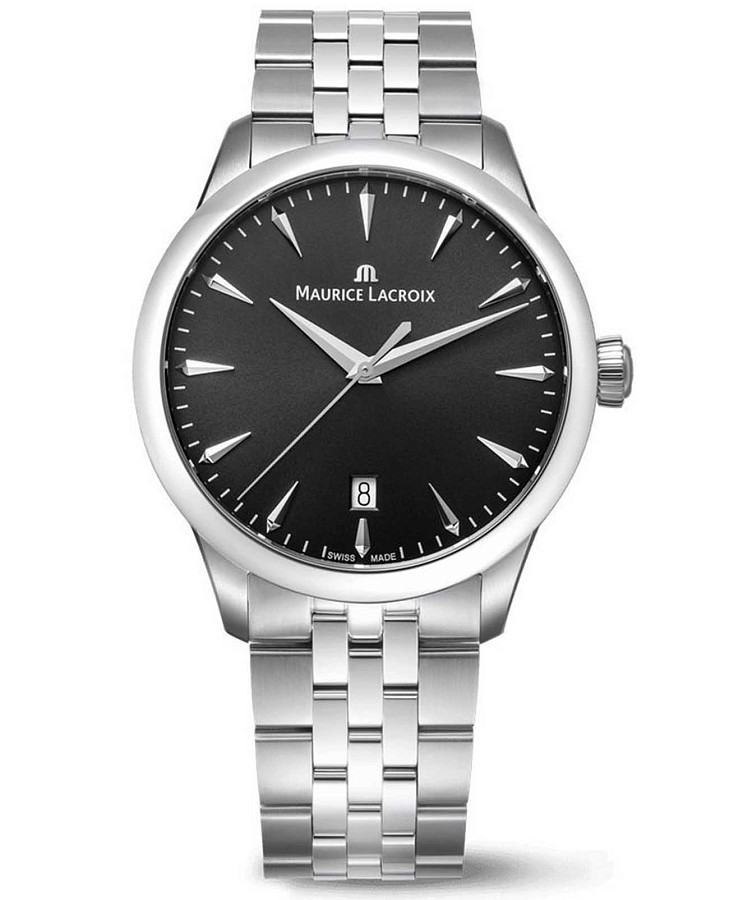 Часы Maurice Lacroix 1975 751007-SS002-330-1 — мужские, черный