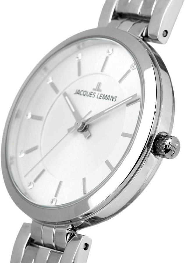 Часы Jacques Lemans Milano 1-2211A — кварцевые, металл сталь