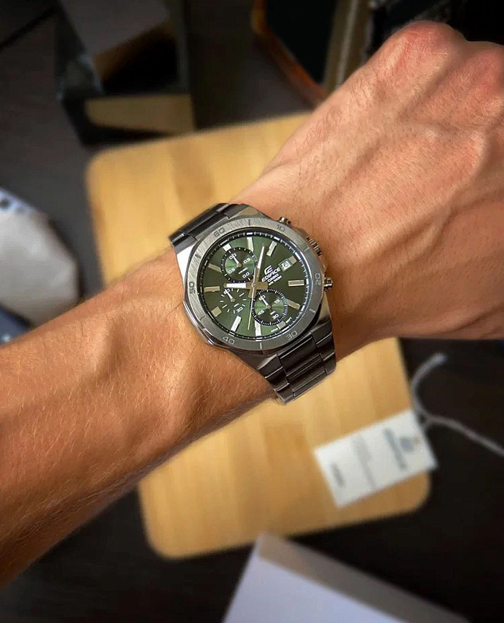Часы Casio Edifice EFV-640DC-3AVUDF (EFV-640DC-3A) — кварцевые, сталь металл