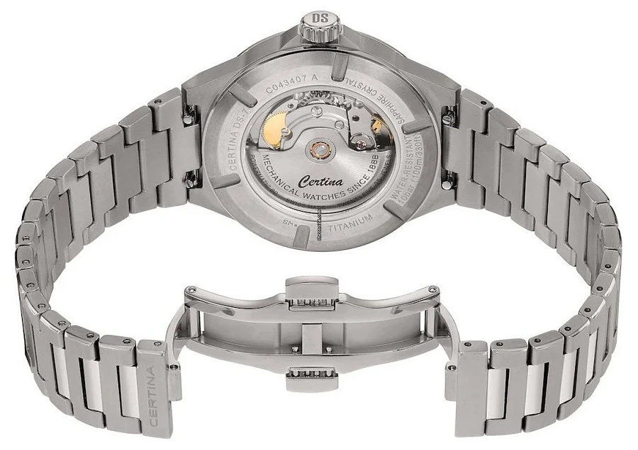 Часы Certina DS-7 Powermatic 80 - C043.407.44.041.00 — механические, Швейцария, мужские