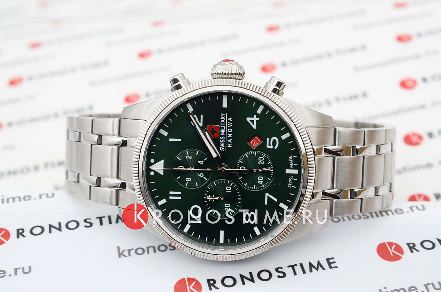 Часы Swiss Military Hanowa Thunderbolt Chrono SMWGI0000404 — Швейцария, кварцевые