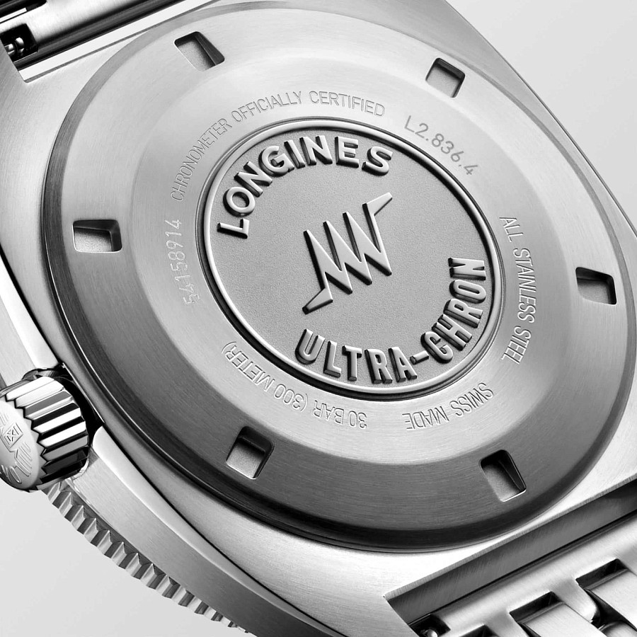 Часы Longines Ultra‑Chron L2.836.4.52.6 — черный, металл сталь