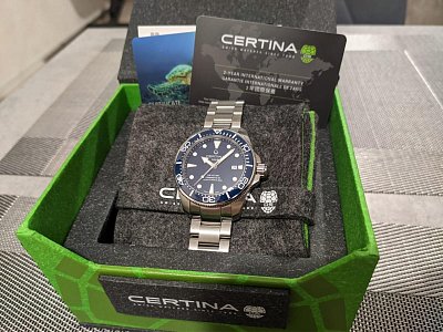 Фото покупателя: Швейцарские механические керамические наручные часы Certina DS Action Diver C032.607.11.041.00
