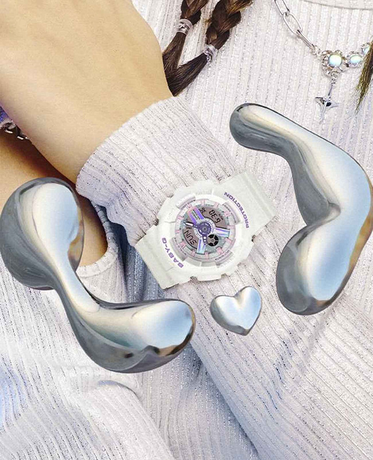 Часы Casio Baby-G BA-110FH-7ADR (BA-110FH-7A) — пластик, Япония