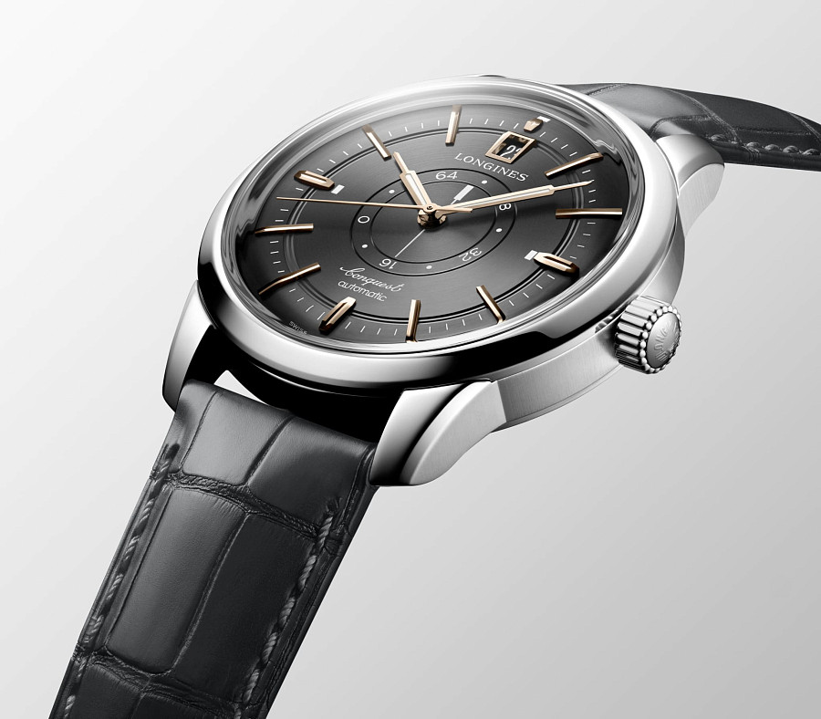 Часы Longines Heritage L1.648.4.62.2 — мужские, кожаный