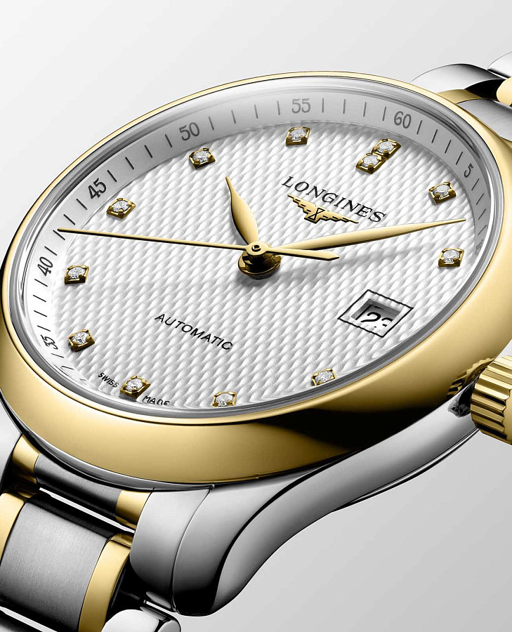 Часы Longines Master Collection L2.257.5.77.7 — нержавеющая сталь + золото 18к, женские