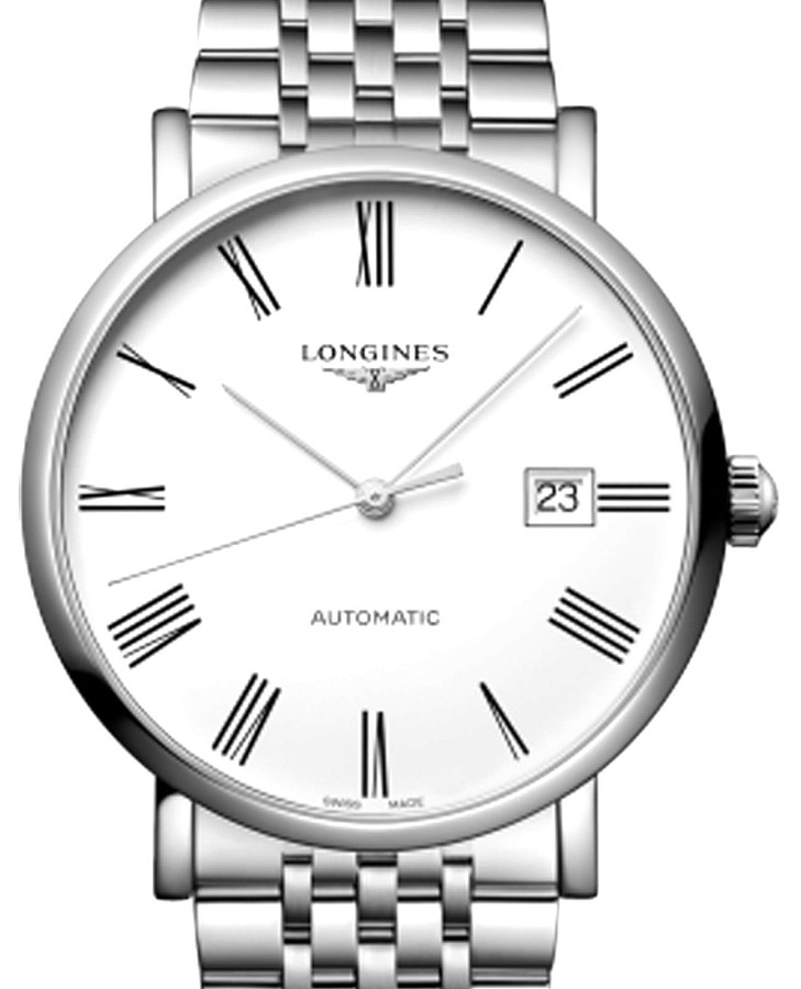 Часы Longines Elegance Elegant Collection 39 mm L4.910.4.18.6 — механические, сталь металл