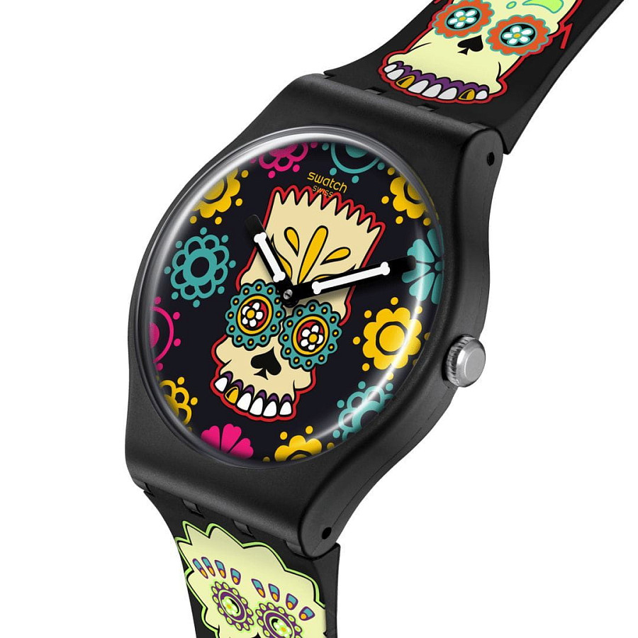 Часы Swatch New Gent Biosourced Lacquered SO29Z135 — кварцевые, пластик