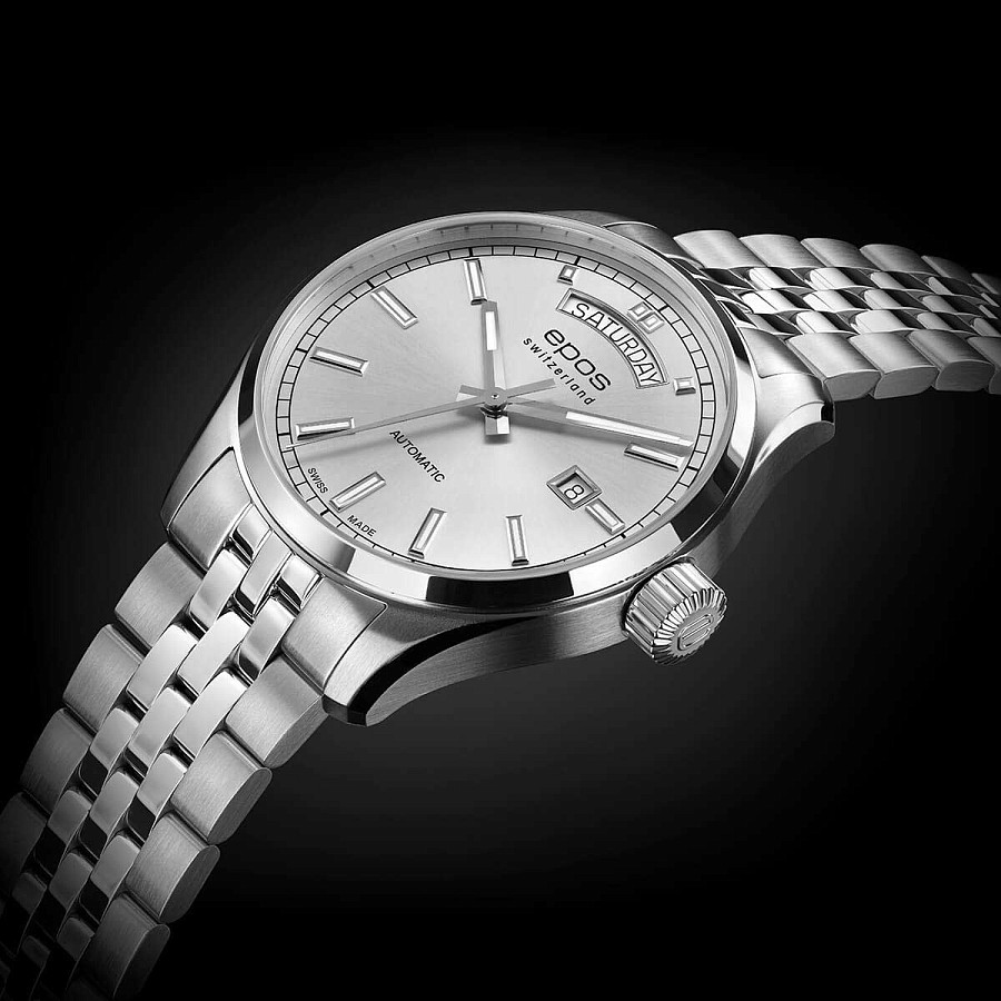 Часы Epos Passion 3501.142.20.98.30 — механические, сталь