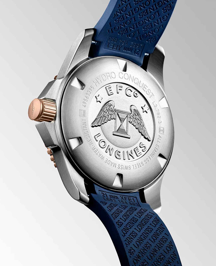Часы Longines HydroConquest L3.782.3.98.9 — металл сталь керамика, Швейцария