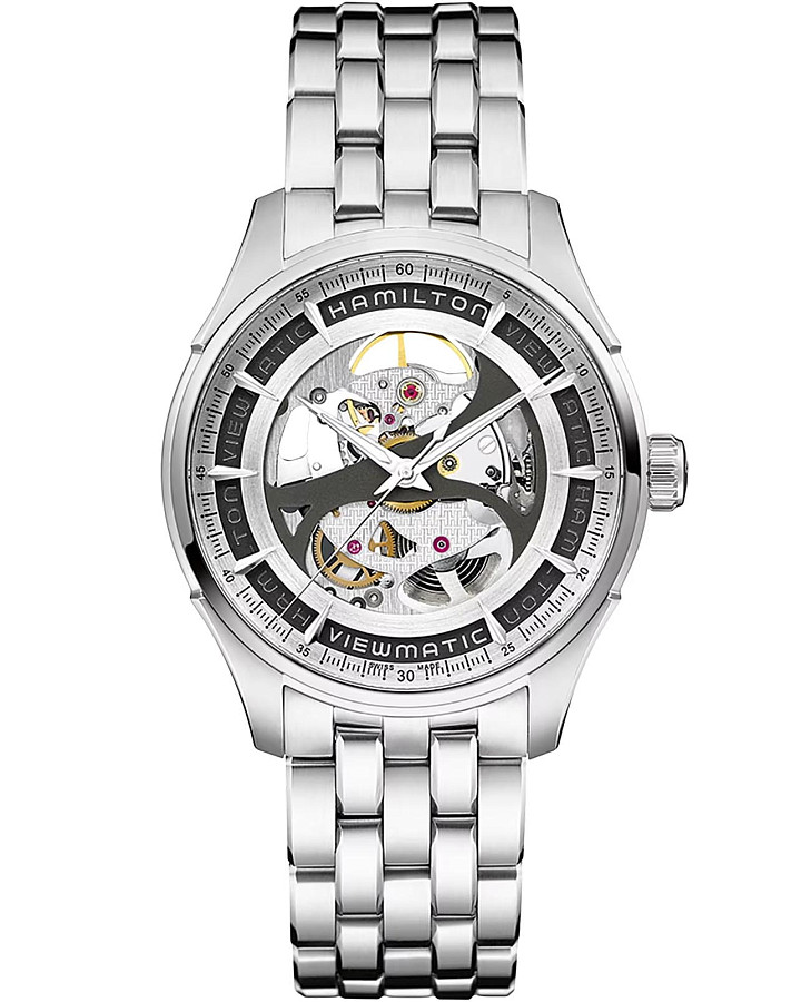 Часы Hamilton Jazzmaster Viewmatic Skeleton Gent Auto H42555151 — мужские
