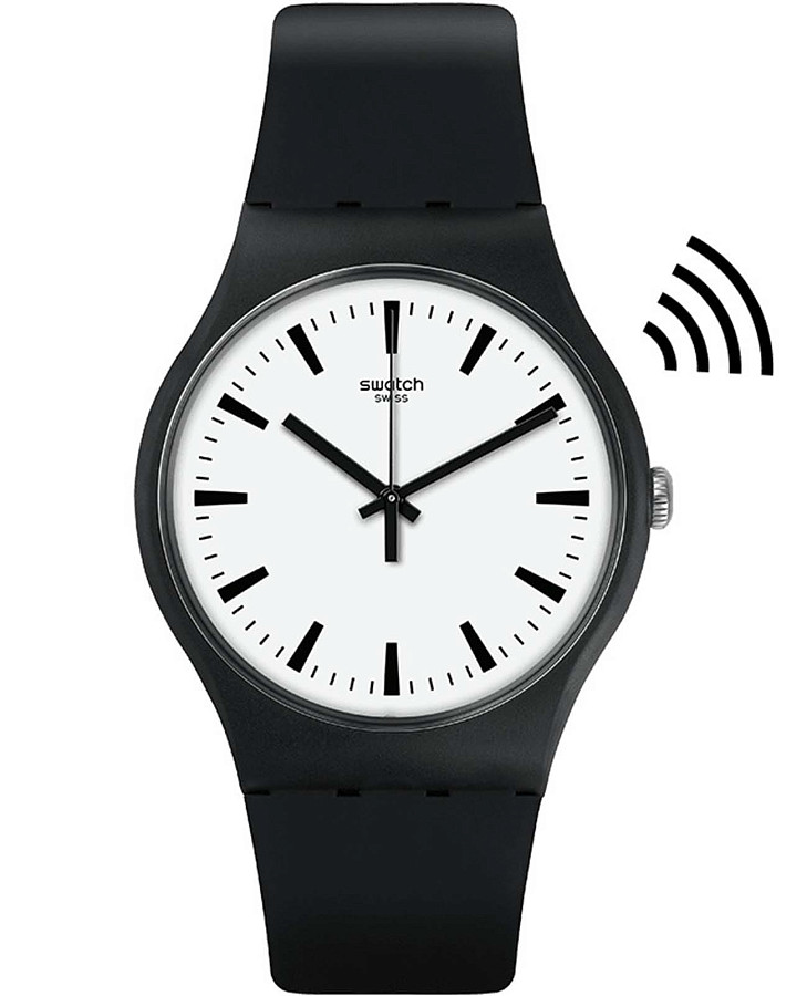 Часы Swatch New Gent Swatch Pay! SVIB105-5300 — мужские, белый
