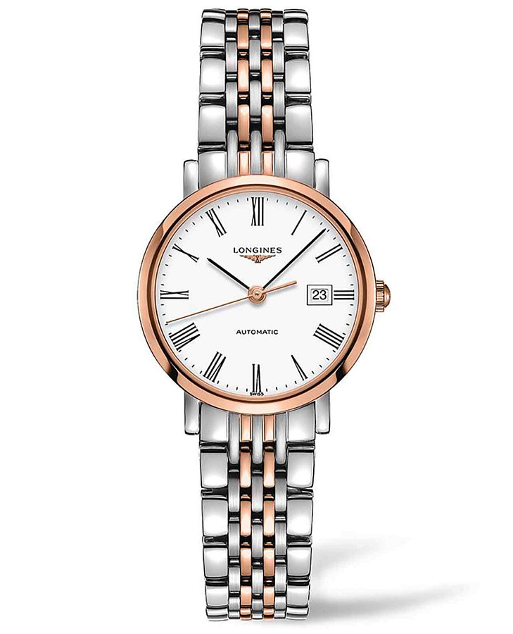Часы Longines Elegant Collection L4.310.5.11.7 — женские, белый