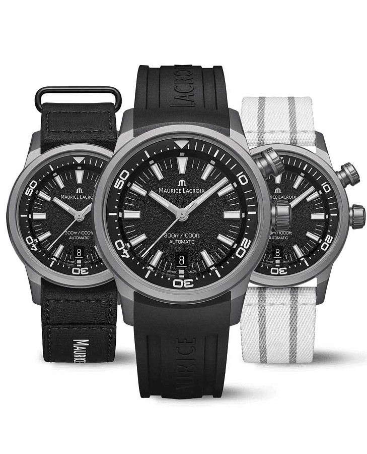 Часы Maurice Lacroix Pontos PT6248-TT03L-330-2 — мужские, черный