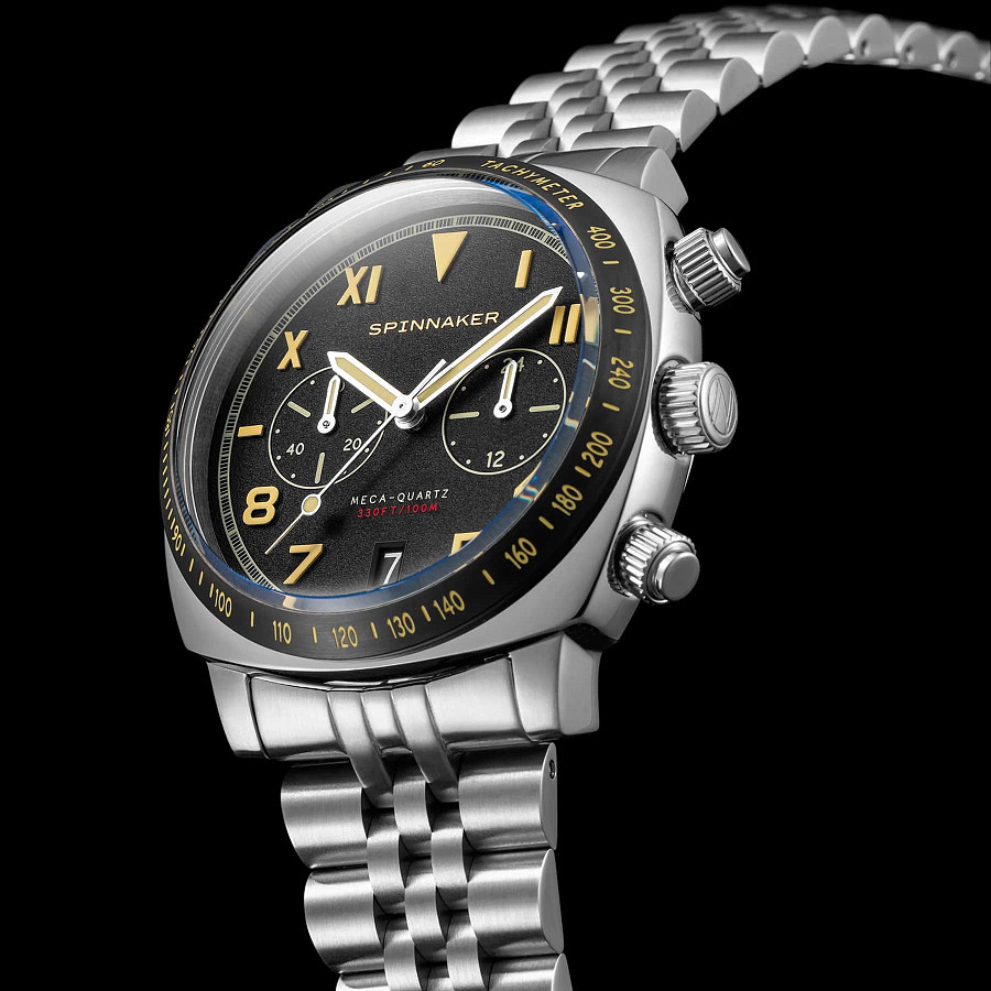 Часы Spinnaker Hull California Chronograph SP-5092-11 — механические, сталь металл