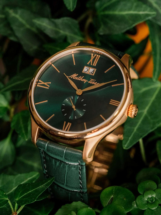 Часы Mathey-Tissot Edmond H1886QPV — кварцевые, металл сталь